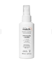 Fluido de Brilho Capilar Match Hidratao e Brilho 100ml