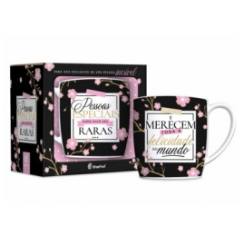 CANECA PORCELANA URBAN 300ML - PESSOAS COMO VOC SO RARAS