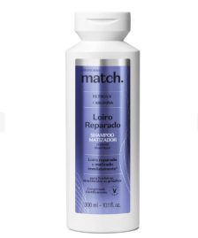 Shampoo Matizador Match Loiro Reparado 300ml