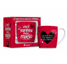 CANECA PORCELANA URBAN 300ML - VOC GANHOU MEU CORAO