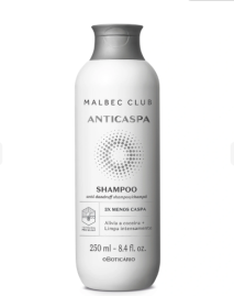 Shampoo Anticaspa Malbec Club 250ml