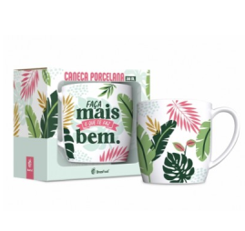 CANECA PORCELANA URBAN 300ML - O QUE TE FAZ BEM