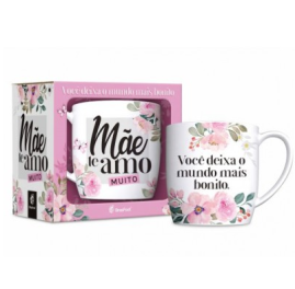 CANECA PORCELANA URBAN 300ML - ME TE AMO MUITO