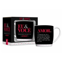 CANECA PORCELANA URBAN 300ML - EU E VOC