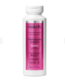 Shampoo Match Hidratao Antifrizz 300ml