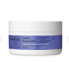 Mscara Capilar Matizadora Match Loiro Reparado 250g